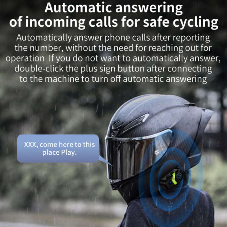S3 Motorcycle Helmet Bluetooth Headset For Full and Half Helmets(Silver)