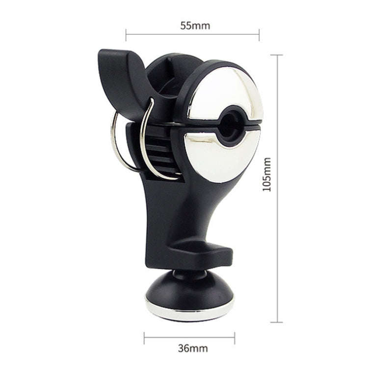 Multifunctional Car Cushion Magnetic Mobile Phone Holder Car Inside Supplies, Color: Silver