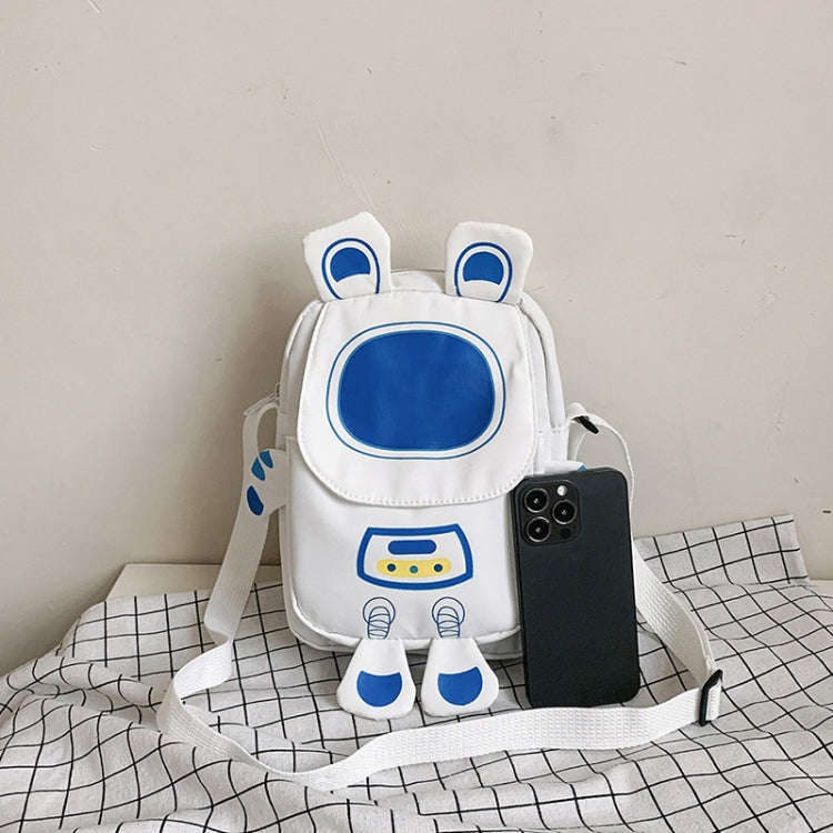 Cute Cartoon Student Crossbody Bag Lightweight Shoulder Bag(Blue)