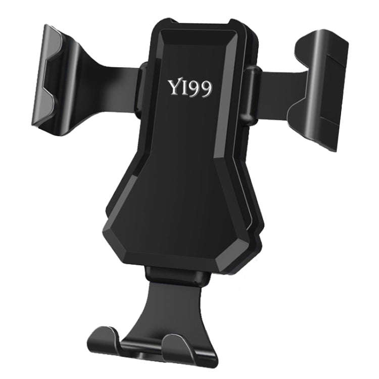 Gravity Car Phone Holder Car Air Vent Clip Type Mount, Package: Colorful Box(Black)