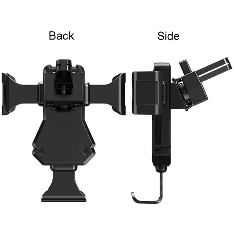 Gravity Car Phone Holder Car Air Vent Clip Type Mount, Package: Colorful Box(Black)