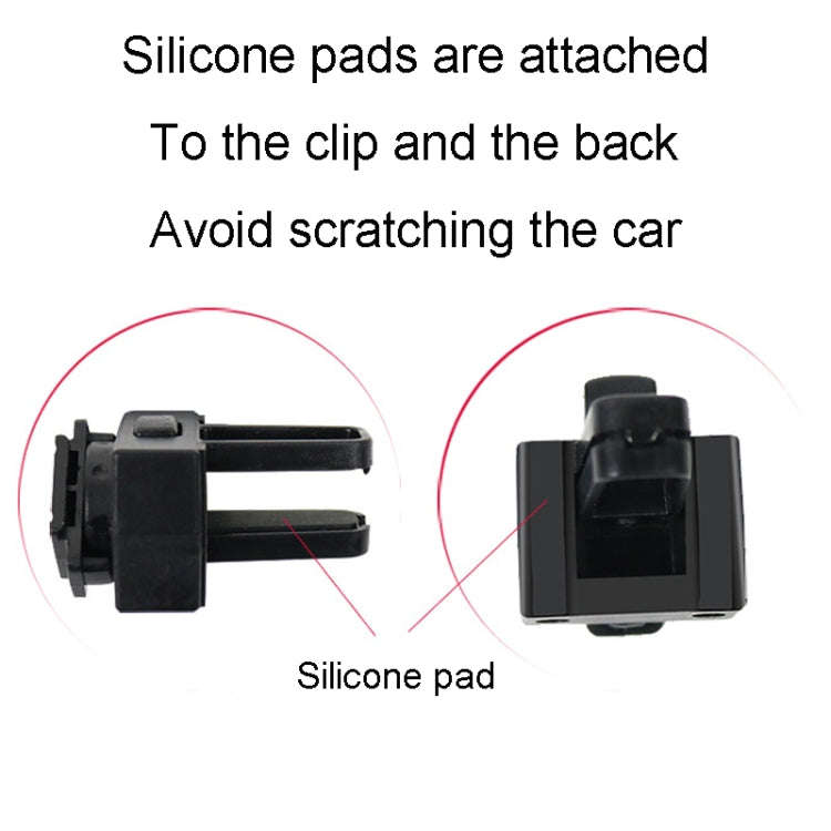 Gravity Car Phone Holder Car Air Vent Clip Type Mount, Package: Colorful Box(Black)