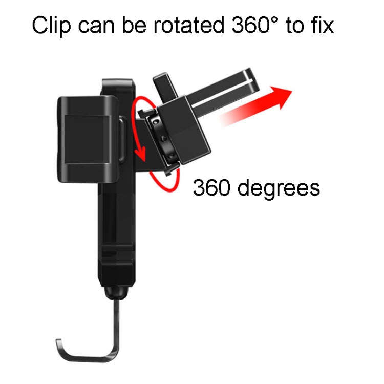 Gravity Car Phone Holder Car Air Vent Clip Type Mount, Package: Colorful Box(Black)