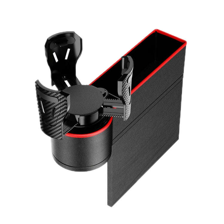 Car Seat Gap Storage Box Car Water Cup Holder Ashtray, Color: Right Black Red