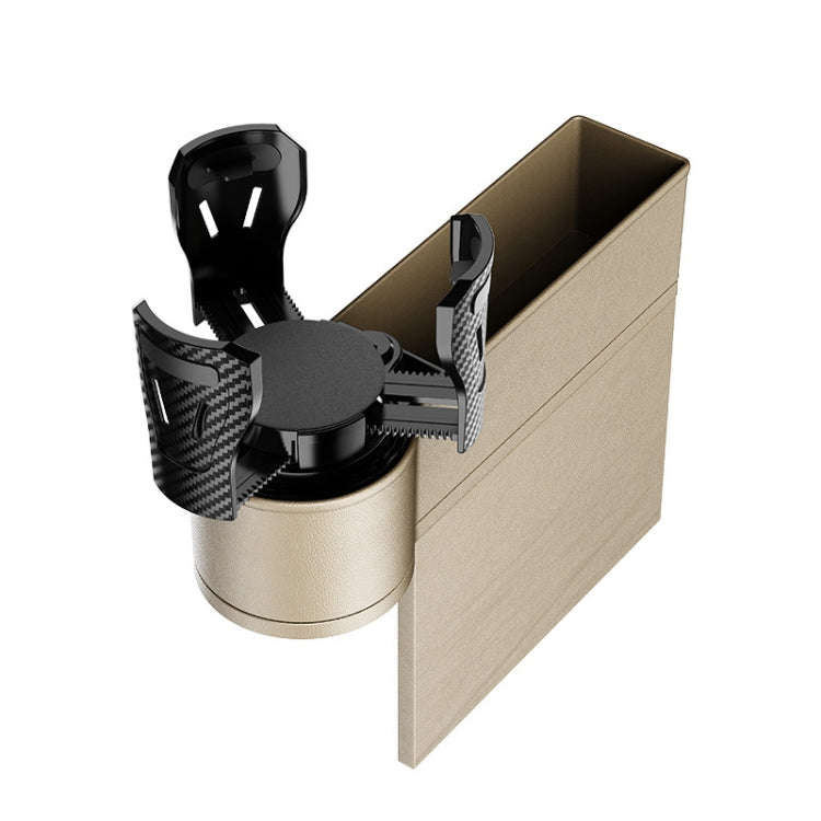 Car Seat Gap Storage Box Car Water Cup Holder Ashtray, Color: Right Beige