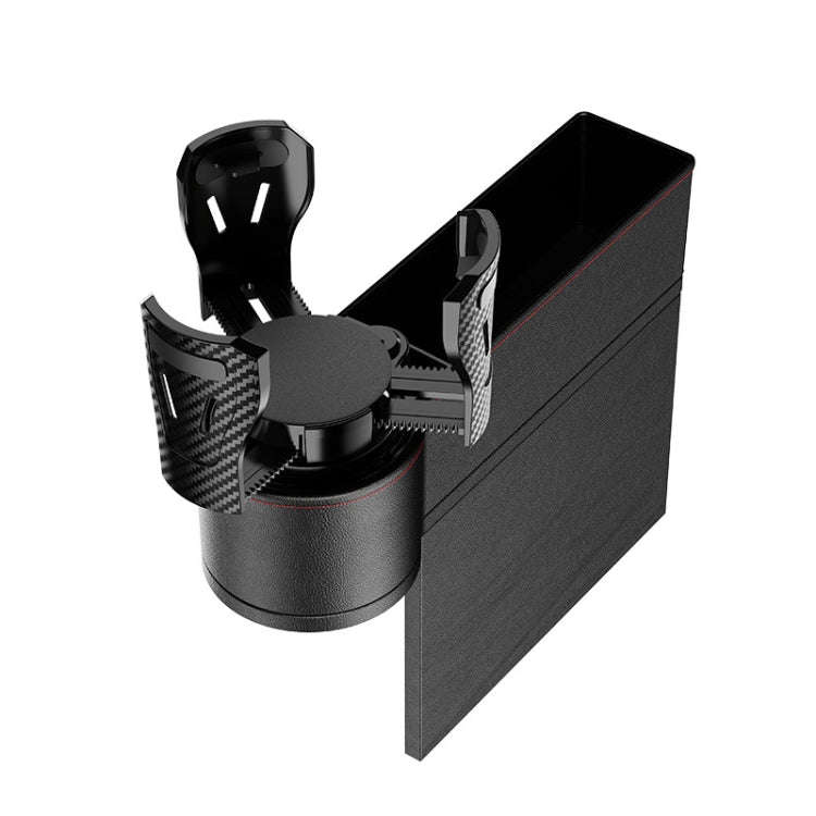 Car Seat Gap Storage Box Car Water Cup Holder Ashtray, Color: Right Black