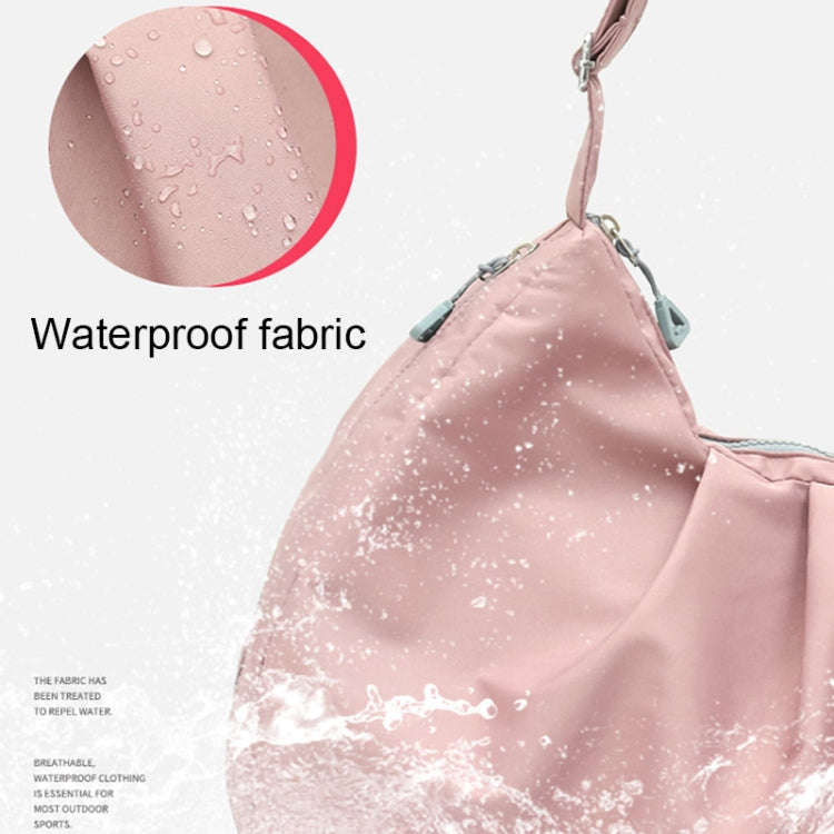 Dry And Wet Separation Swimming Storage Bag Sports Fitness Bag With Shoe Compartment, Color: Black
