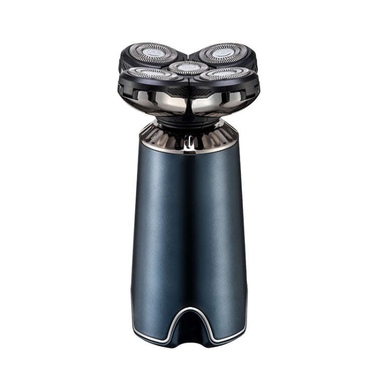 Men Multifunctional Electrical Shaver Rechargeable 5-Blade Shaving Razor(Dark Blue)