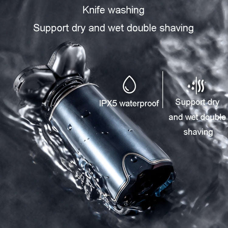 Men Multifunctional Electrical Shaver Rechargeable 5-Blade Shaving Razor(Black)
