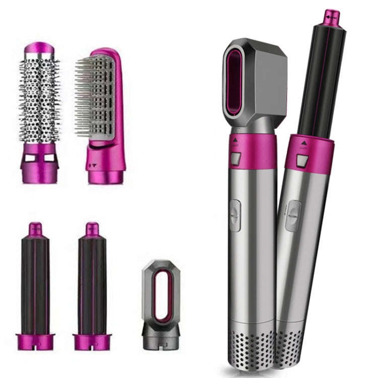 5 In 1 Hot Air Comb Automatic Curling Iron Square Model Hair Styling Comb Curling And Straighteni...