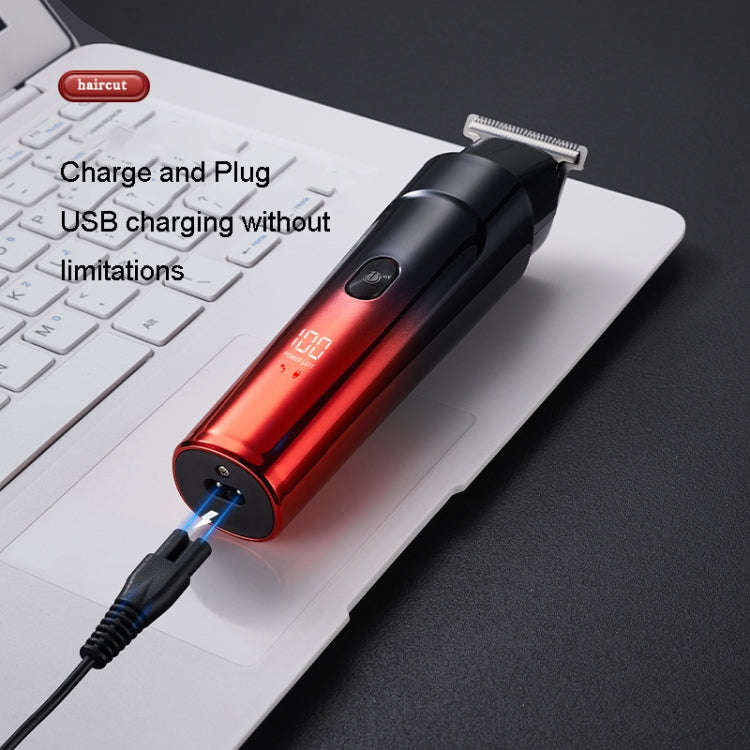 Rechargeable Home Hairdresser Electrical Hair Clippers Hair Shaving Device(Black)