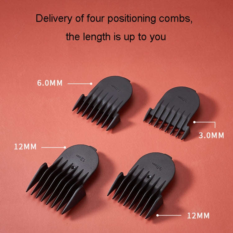 Rechargeable Home Hairdresser Electrical Hair Clippers Hair Shaving Device(Gray)