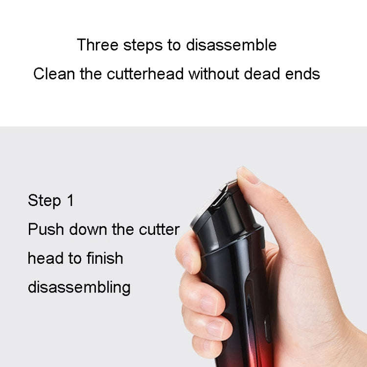 Rechargeable Home Hairdresser Electrical Hair Clippers Hair Shaving Device(Black)