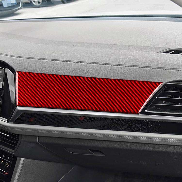 For Volkswagen Sagitar 2019-2023 Left-hand Drive Co-pilot Instrument Sticker(Red)
