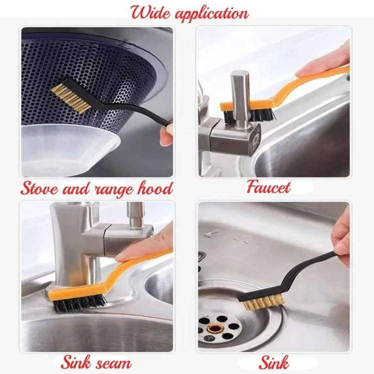 13pcs /Set Multifunctional Kitchen Stove Cleaning Brush Set Range Hood Sink Gap Brush