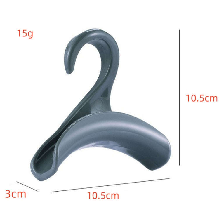 5pcs Wardrobe Hook Hat and Scarf Storage Rack Bag Anti-deformation Arch Hanger(White)