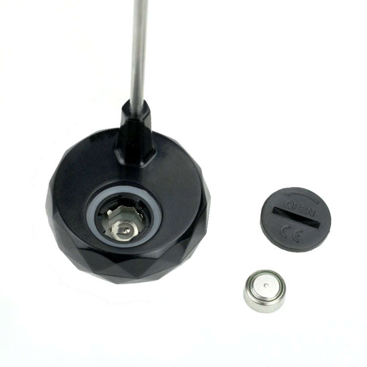 Milk Coffee Hand Brew Kettle Thermometer With Pen Holder Food Thermometer Waterproof(Black And Wh...