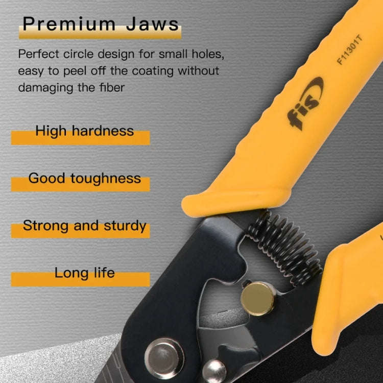 Komshine FIS Three-port Optical Wire Stripping Aperture Precise Safety Lock Design(FT11301T)