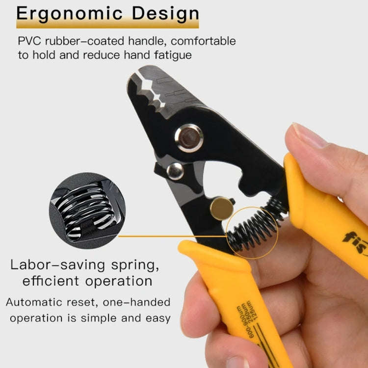Komshine FIS Three-port Optical Wire Stripping Aperture Precise Safety Lock Design(FT11301T)