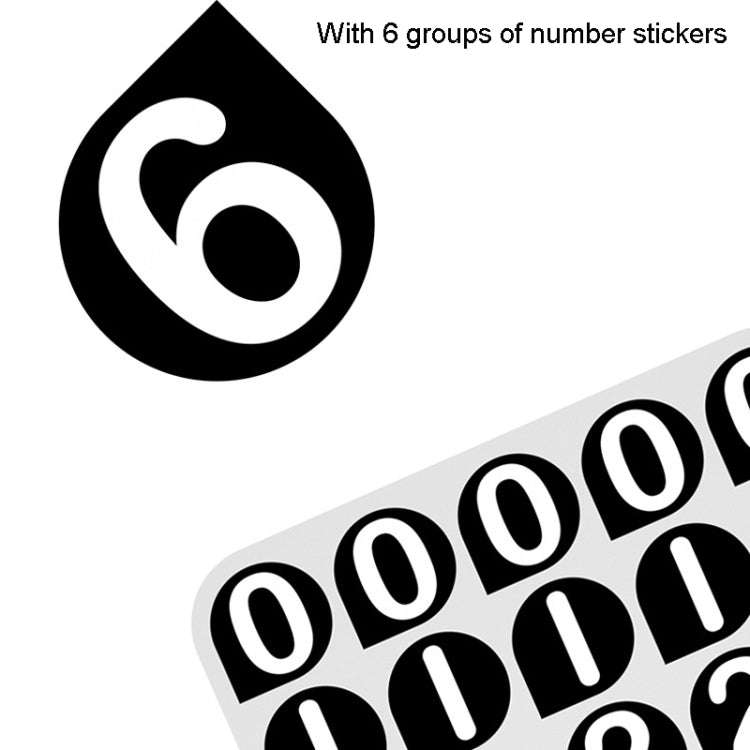 bbdd Temporary Parking License Plate Concealable Car Removal Number Plate(Pure Edition)