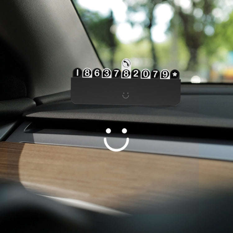 bbdd Temporary Parking License Plate Concealable Car Removal Number Plate(Pure Edition)