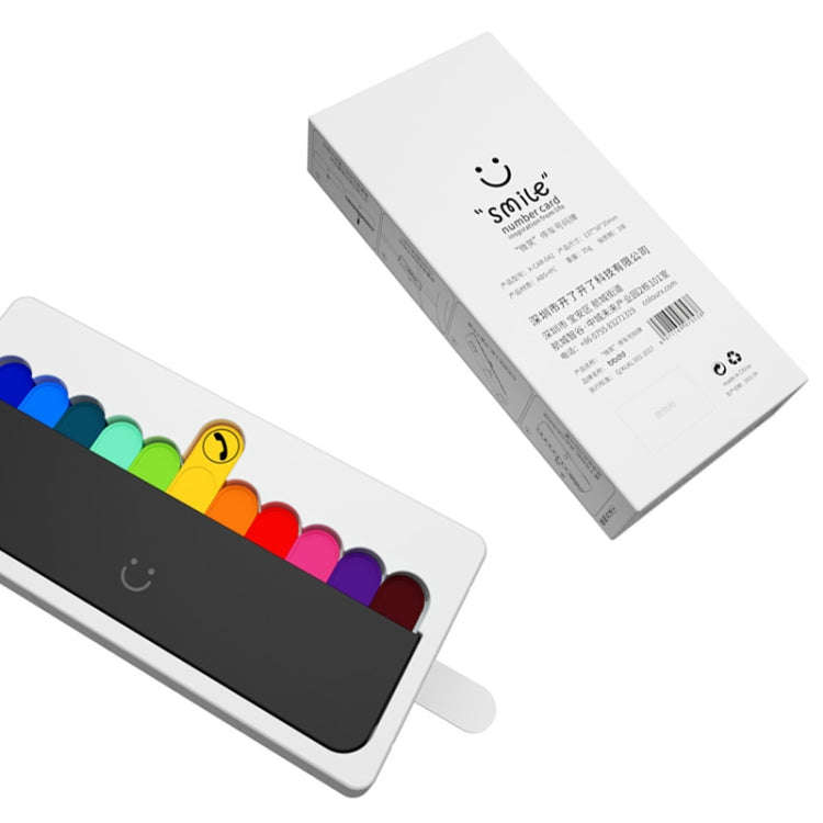 bbdd Temporary Parking License Plate Concealable Car Removal Number Plate(Rainbow Edition)