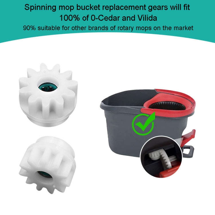 Gear Accessories For Vileda / O-Cedar Easywring RinseClean Foot Pedal Rotary Mop Bucket(White)