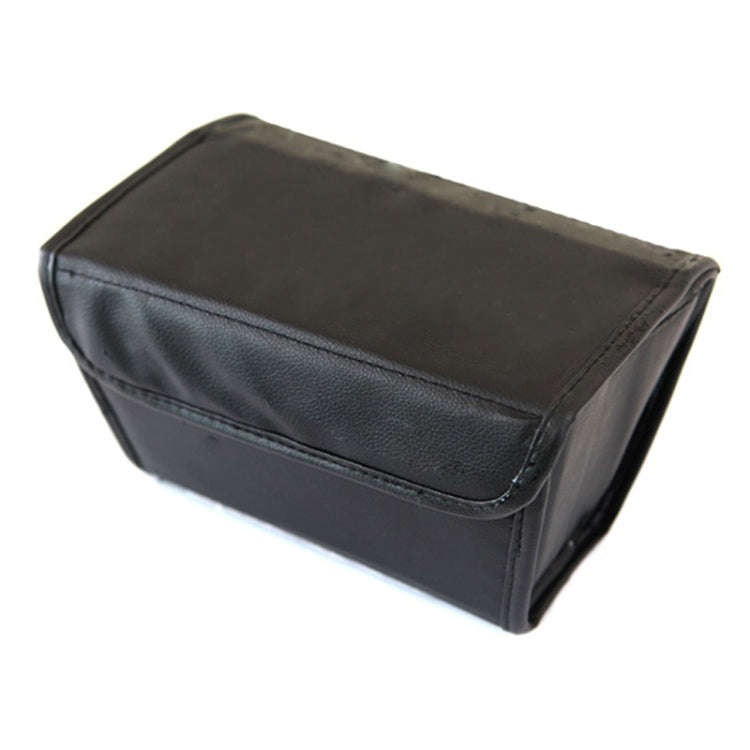 For Tesla Model Y PU Leather Car Interior Storage Glove Box Modification Accessories, Style: Air ...