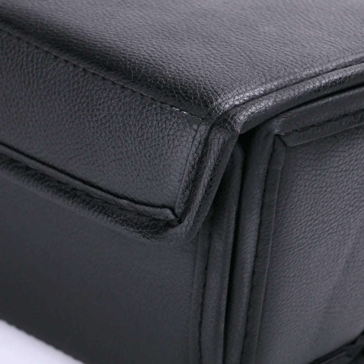 For Tesla Model Y PU Leather Car Interior Storage Glove Box Modification Accessories, Style: Air ...
