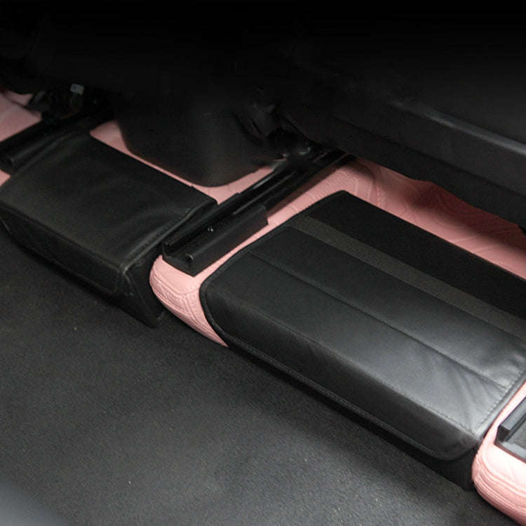 For Tesla Model Y PU Leather Car Interior Storage Glove Box Modification Accessories, Style: Seat...