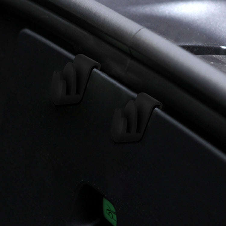 For Tesla Model Y Front Trunk Storage Hook Car Storage Hook Modification Accessories(Black)