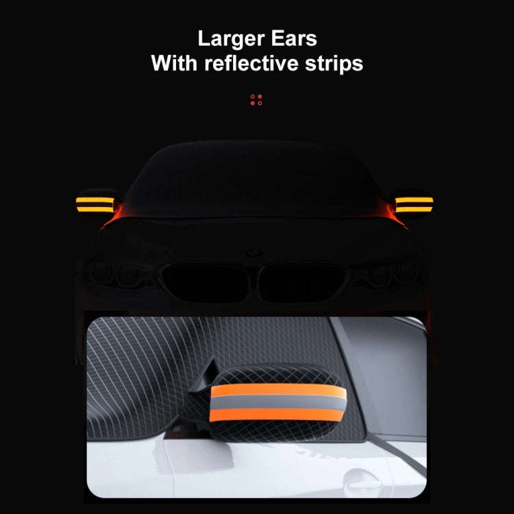 ST-3959 Snow Cover Front Windshield Strong Magnetic Adsorption Car Windshield Cover Oxford Cloth ...