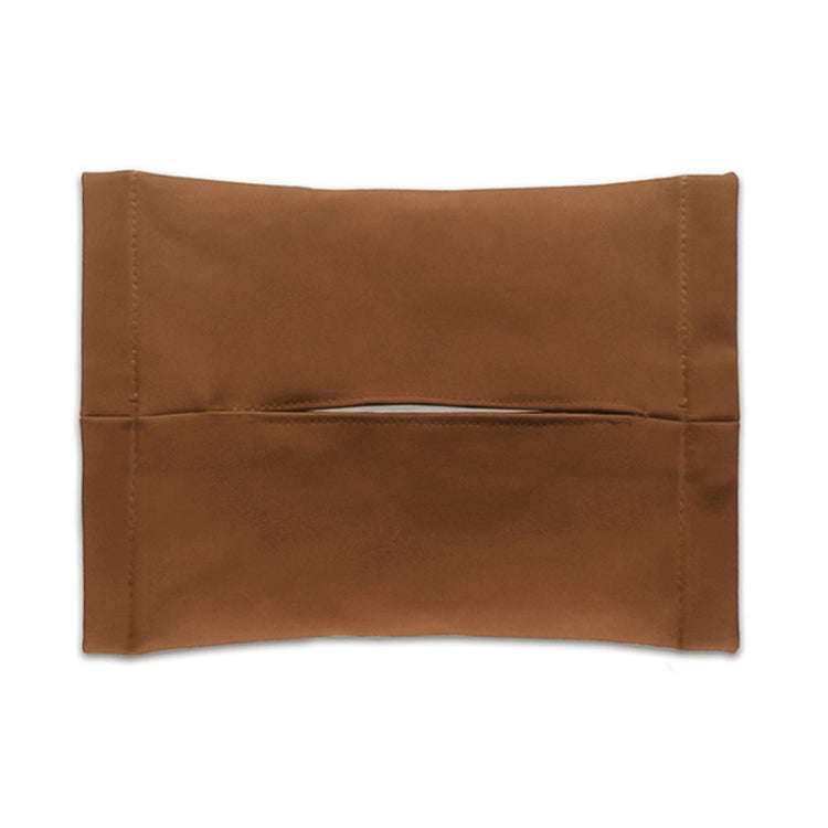 For Tesla Model 3 / Y Car Seat Central Control Screen Tissue Box Tissue Storage Bags, Color: Brown