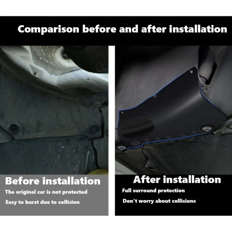 For Tesla  Model Y Car Coolant Guard Board Chassis Pipe Protection Baffle Engine Battery Condense...