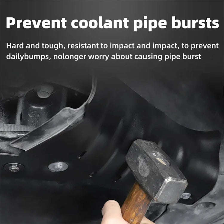 For Tesla  Model Y Car Coolant Guard Board Chassis Pipe Protection Baffle Engine Battery Condense...