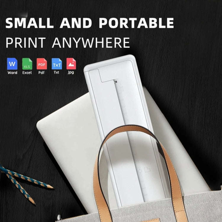 Small A4 Home Office Portable Inkless Printing Thermal Paper, Model: 200pcs Thermal Paper