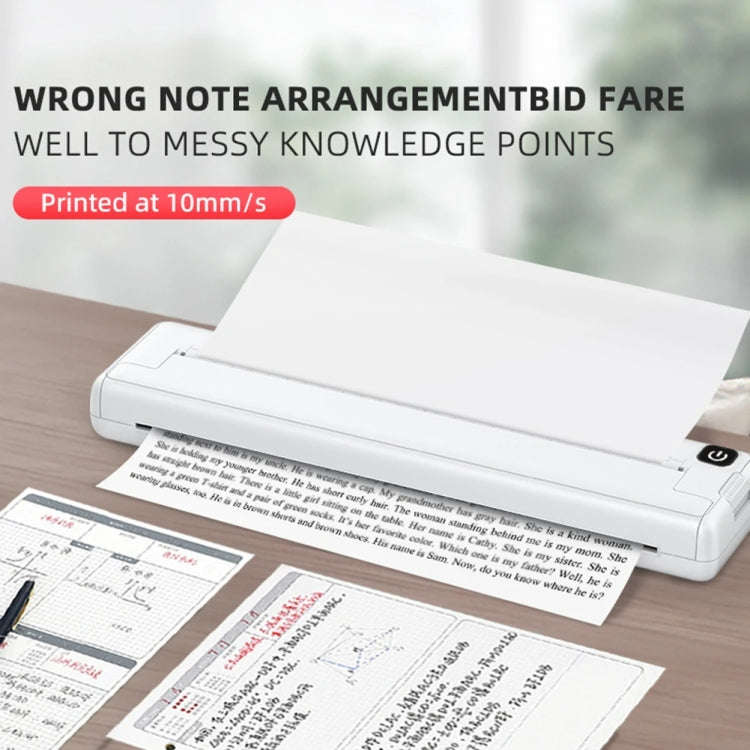 Small A4 Home Office Portable Inkless Printing Thermal Paper, Model: 200pcs Thermal Paper