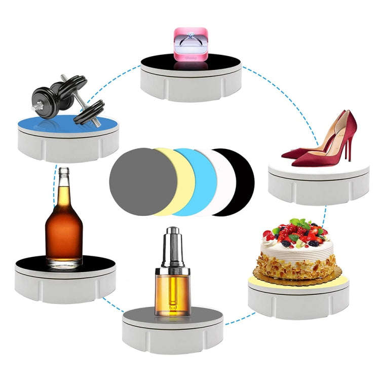 Rotating Booth PVC Background Board Live Product Display Accessories, Random Color Delivery, Spec...