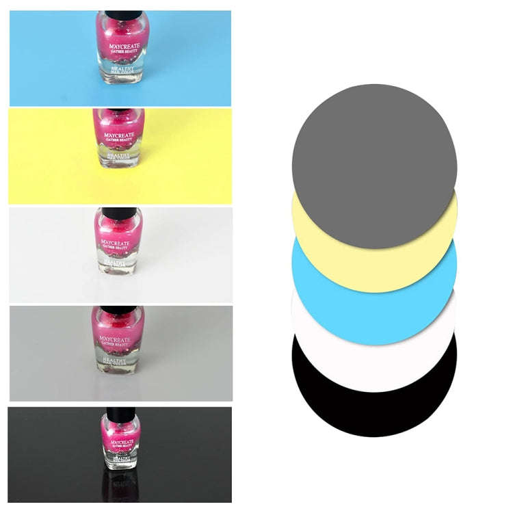 Rotating Booth PVC Background Board Live Product Display Accessories, Random Color Delivery, Spec...