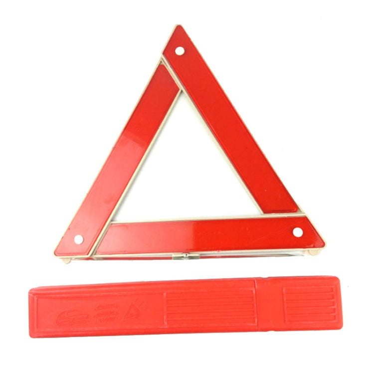 28 x 24cm Car Storage Foldable Tripod Warning Plaque Car Emergency Warning Sign