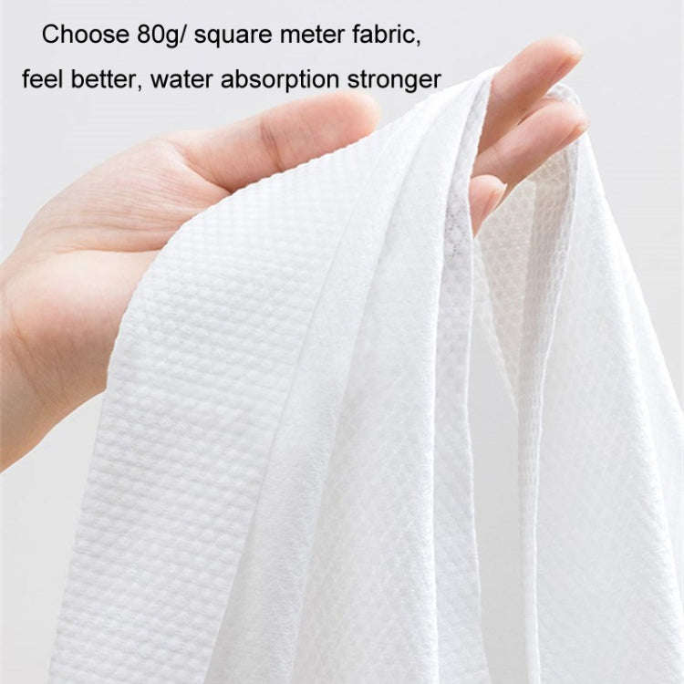 5pcs 30cmx60cm Pearl Pattern Travelling Cotton Disposable Face Towel Bagged Washcloths(Green Pack...