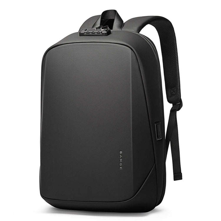 BANGE BG-7251 Mens Business Double-Shoulder Laptop Bag Large Capacity Waterproof Backpack(Black)