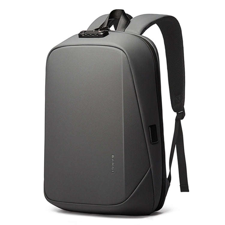 BANGE BG-7251 Mens Business Double-Shoulder Laptop Bag Large Capacity Waterproof Backpack(Gray)