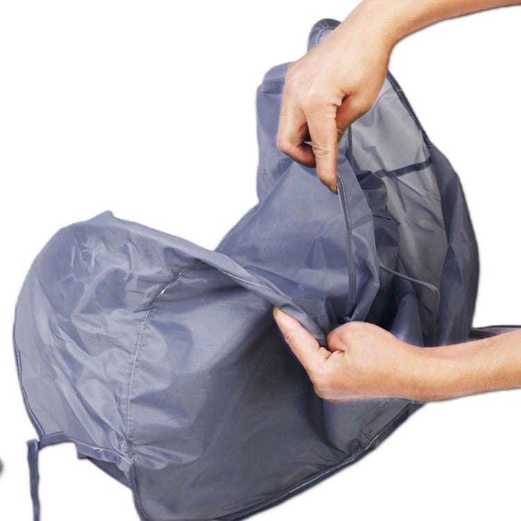 Leg Shaving Cape Foldable Body Hair Shaved Bib For Adult(Grey)