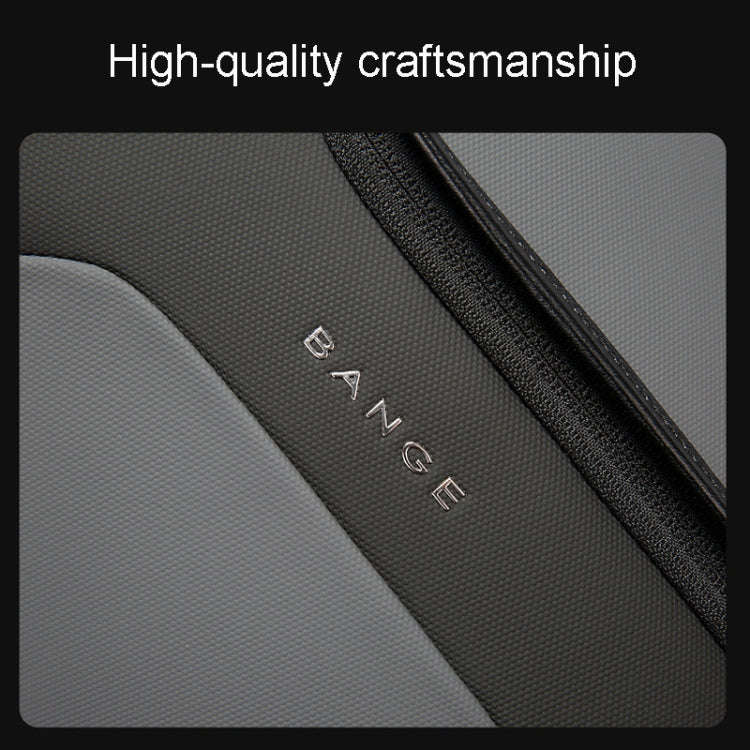 BANGE BG-2913 Mens Double-Shoulder Travel Outdoor Backpack Business Commuting Casual Laptop Bag(G...