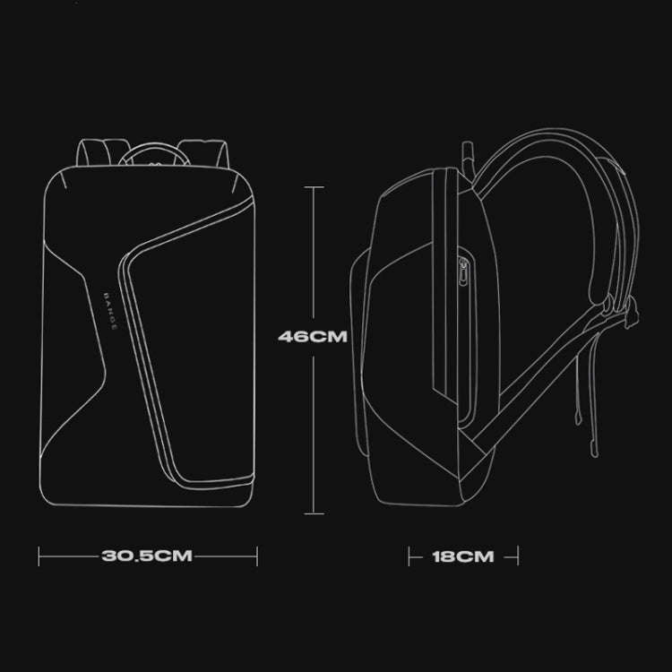 BANGE BG-2913 Mens Double-Shoulder Travel Outdoor Backpack Business Commuting Casual Laptop Bag(G...