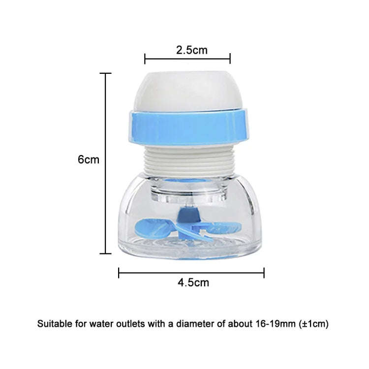 Kitchen Faucet Rotatable Filter Anti-Splash Water Saver Filter, Random Color Delivery(1 Generation)
