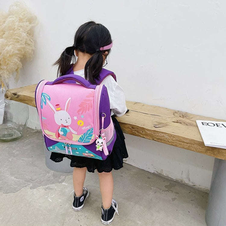 XKWZKIDS Kindergarten Children School Bag Cute Cartoon Shoulder Bag, Style: Dinosaur (Red)