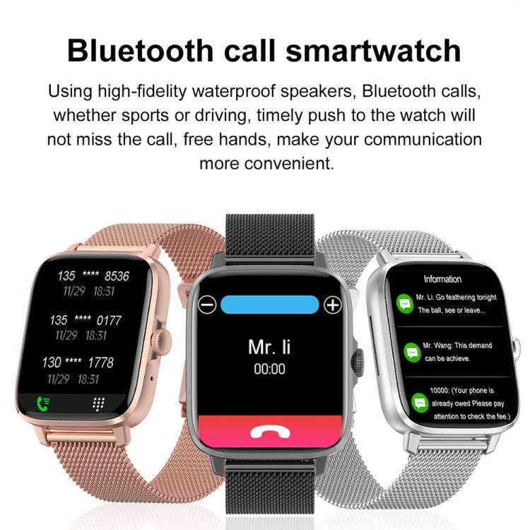 DT102 1.9-Inch Heart Rate/Blood Oxygen Monitoring Bluetooth Call Watch With NFC Function, Color: ...