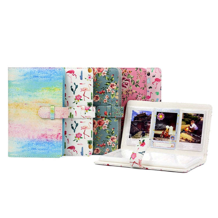 For Polaroid Mini11 3 Inch PU Photo Album Bank Card Stamp Storage Album, Pattern: Oil Album